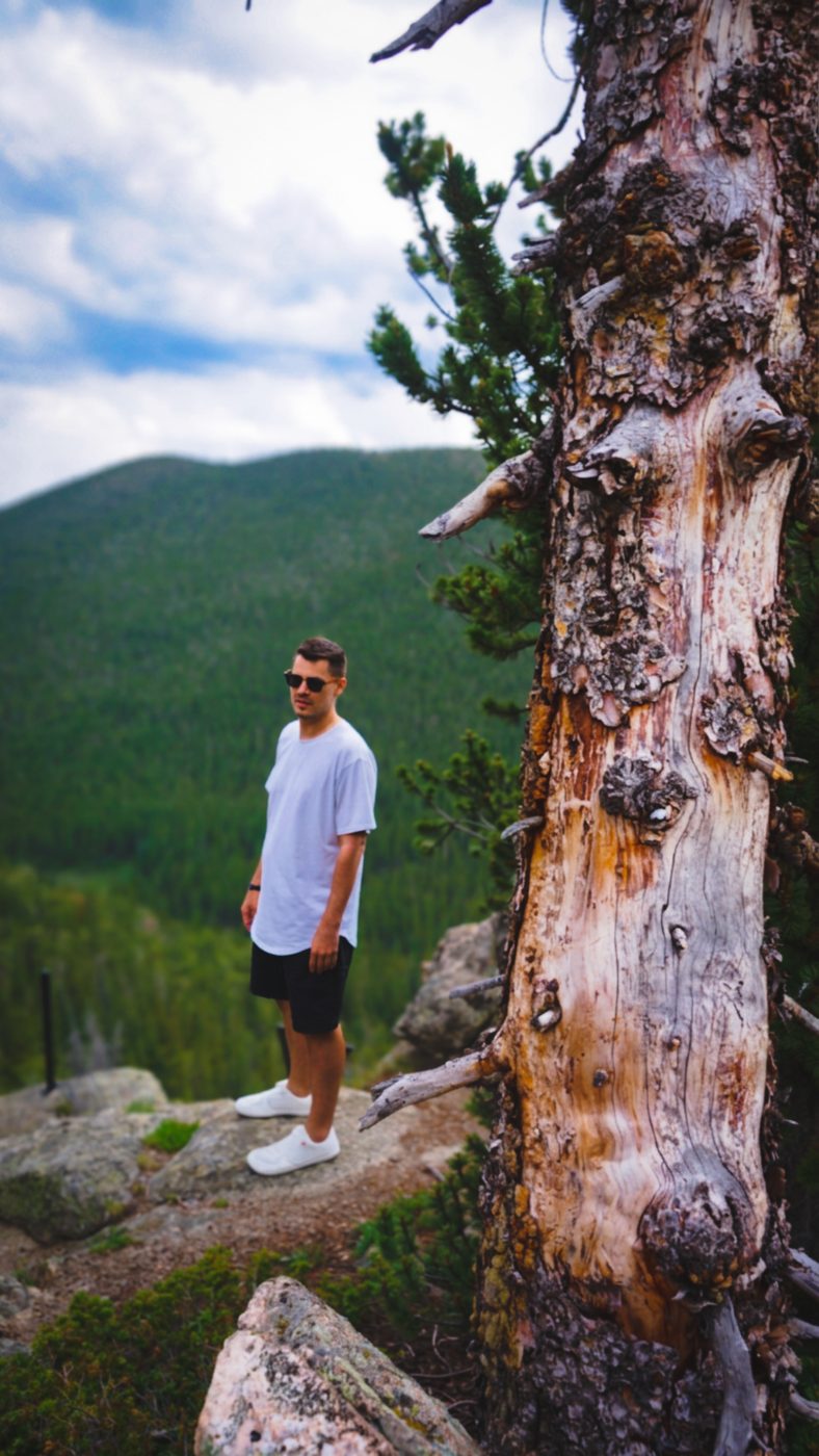 Portrait on a mountain overlook